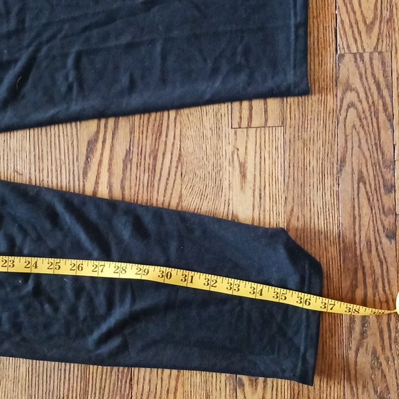 E. MALINE NWT Petite M Women's Leisurewear Soft Black Pants - Picture 7 of 13
